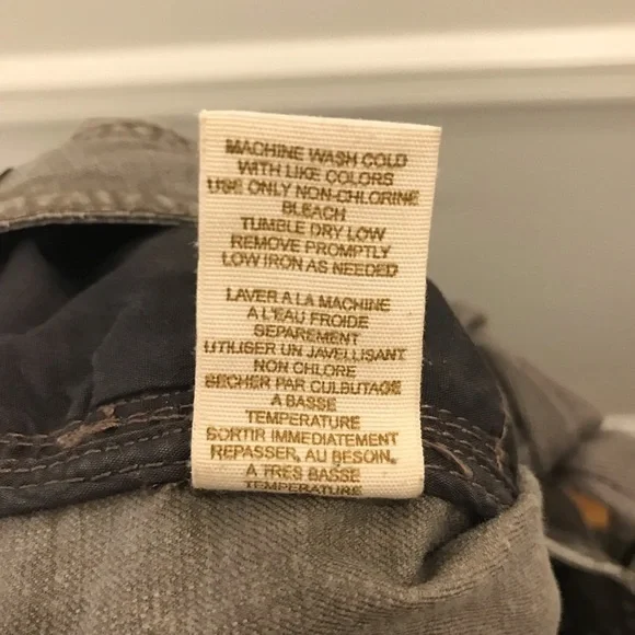 Free People Tie Waist Utility Shorts 4 gray beige - Picture 11 of 11